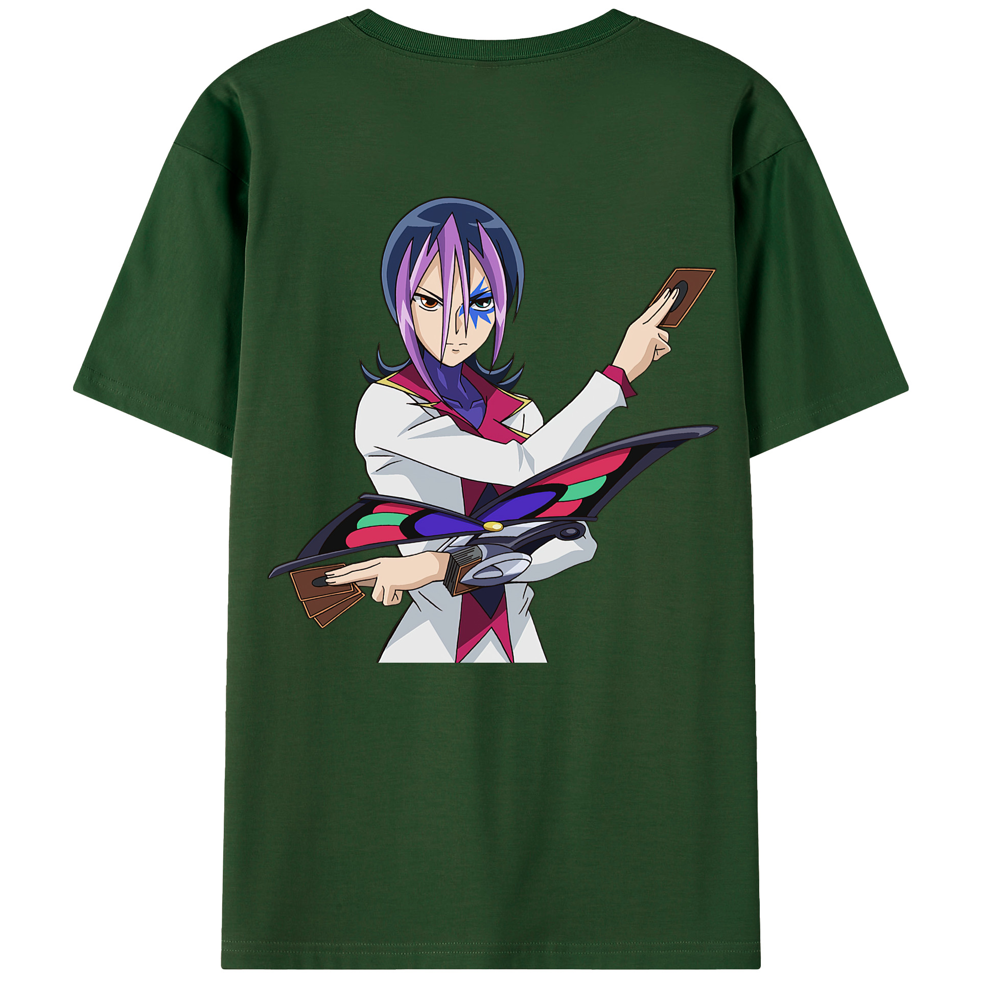 （画像用） 遊☆戯☆王 Yu-Gi-Oh! 綿100％半袖Tシャツ（背面プリント）